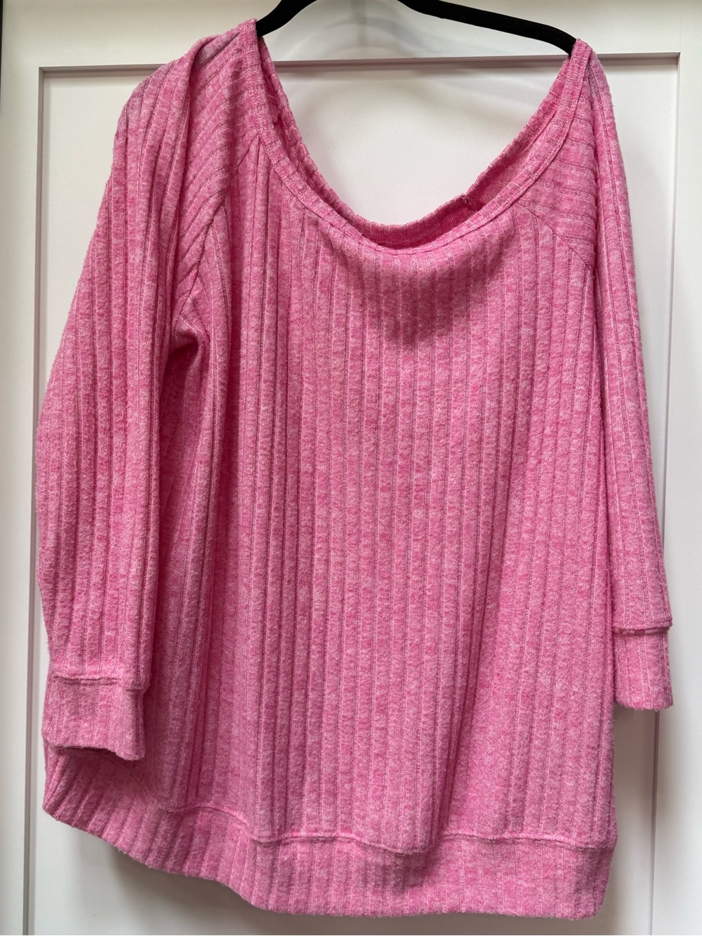 Torrid Off-Shoulder Super Soft Plush Wide Rib Sweater